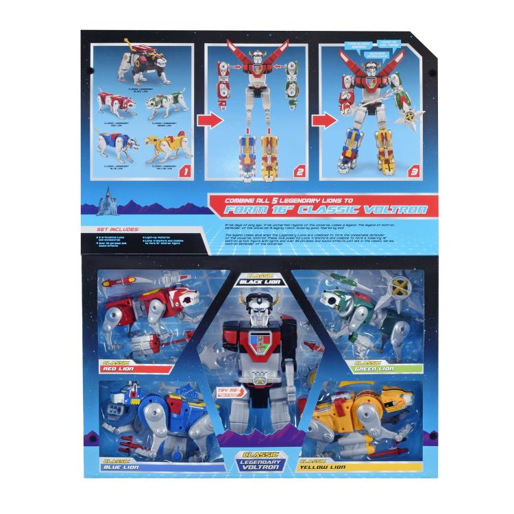 Voltron: Defender of the Universe 40th Anniversary Classic Legendary Voltron 16" Action Figure by Playmates
