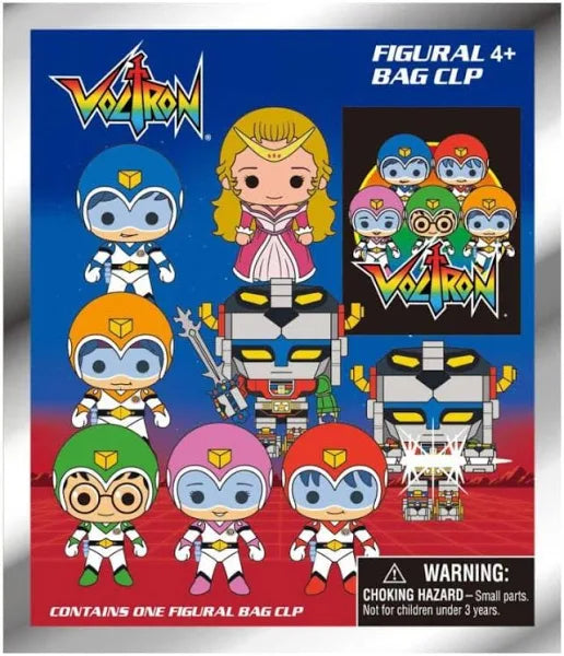 3D Figural Keyring Voltron 40th Anniversary Mystery Pack BOX OF 24