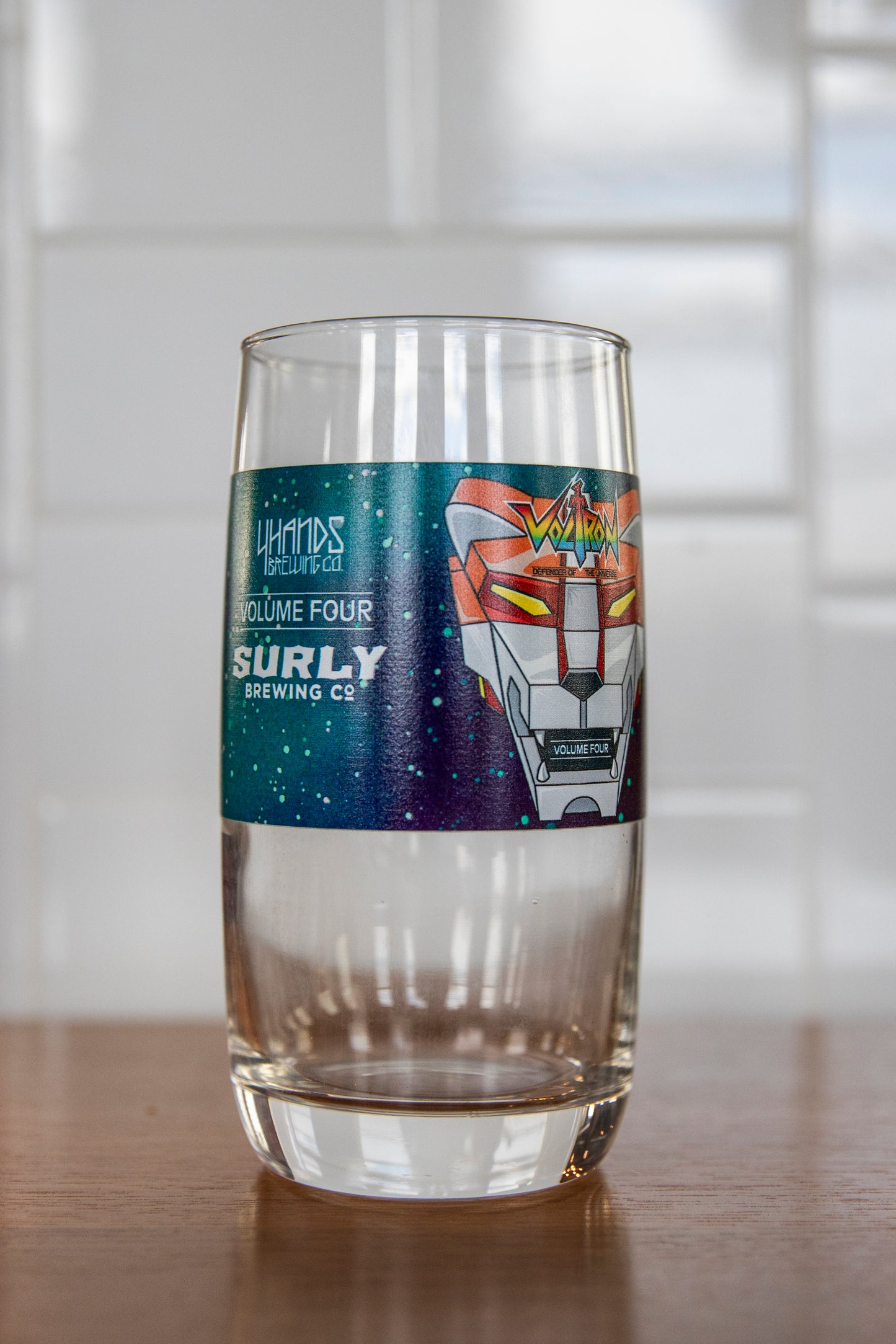 4 Hands Brewery Voltron Red Lion Glass