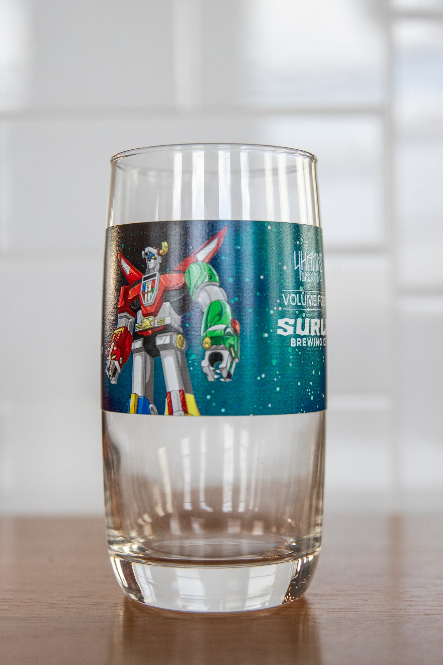 4 Hands Brewery Voltron Red Lion Glass