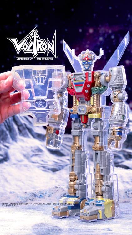 Voltron Super Cyborg Figure CLEAR by Super 7 Now Shipping!