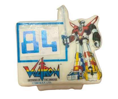 Voltron Retro Birthday Candle