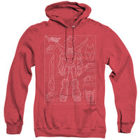 Voltron Red Heather Sweatshirt BRAND NEW