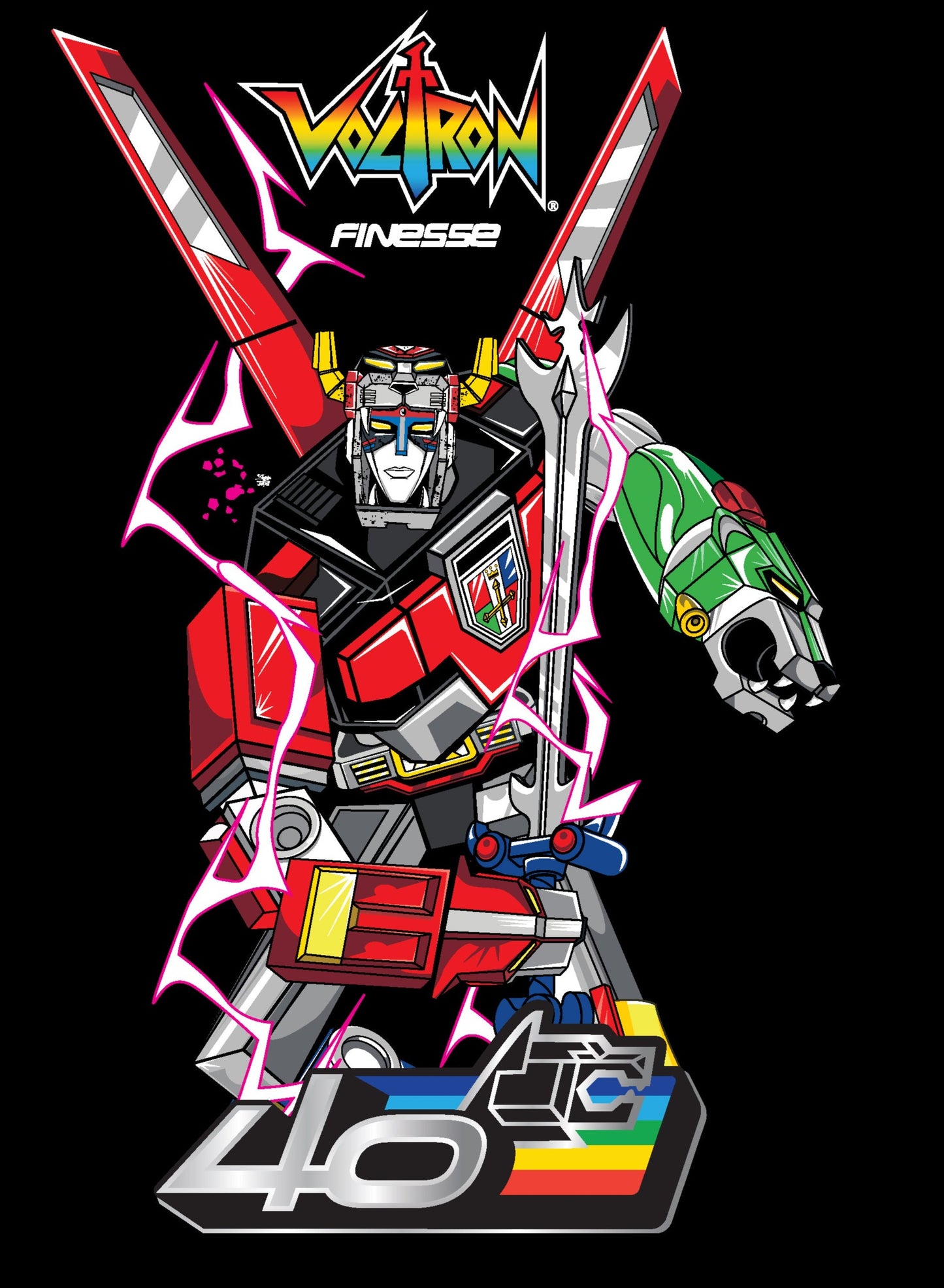 Voltron 40th Skate T-shirt