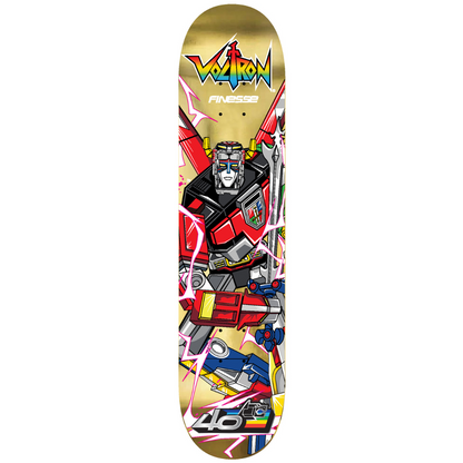 Voltron 40th Anniversary Skateboard GOLD FOIL edition