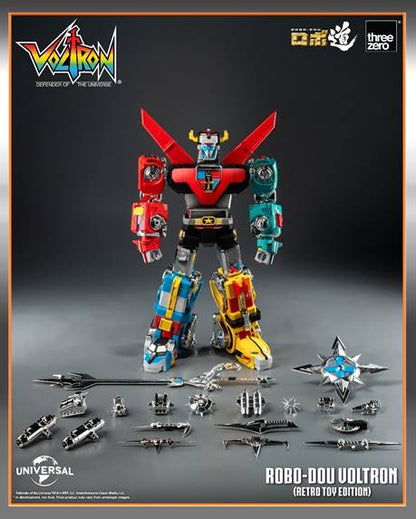 Voltron: Defender of the Universe ROBO-DOU Voltron RETRO PRE-ORDER