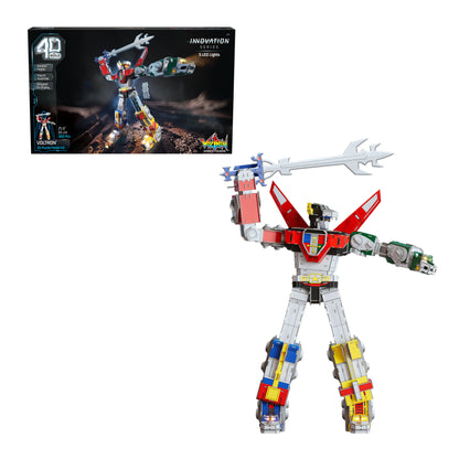 4D Build, Voltron 3D Puzzle Model Kit with LED Lights
