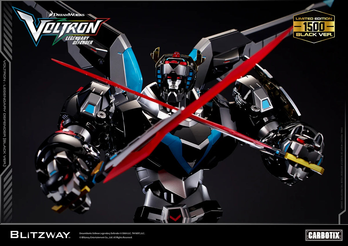Voltron: Legendary Defender Carbotix Voltron (Black Ver.) Limited Edition Action Figure
