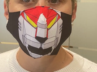 Voltron Red Lion Face Mask