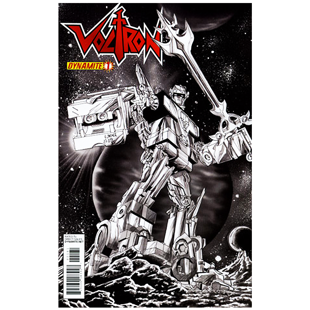 VOLTRON #01 - (1:15) "BLACK & WHITE" COMIC